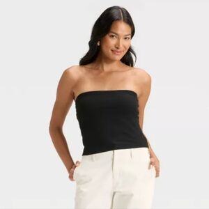 Wild Fable Black Strapless Camisole